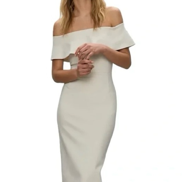 Babaton Ruslan Dress in burgundy - Picture 2 of 8